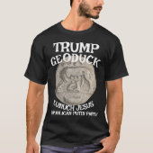Trump Nipple Sucker Jesus Republikanisches Pee-Par T-Shirt (Vorderseite)
