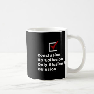 Trump No Collusion Mueller Report Vintage Men Wome Kaffeetasse