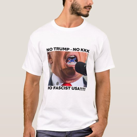 TRUMP "NO FASCIST USA" SHIRT (Vorderseite)