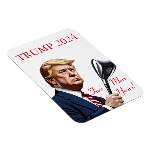 Trump: Noch mehr Jahre der Größe! Magnet (Rechte Seite)