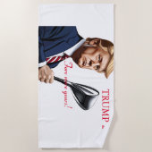 Trump: Noch mehr Jahre der Größe! Strandtuch (Vorderseite)