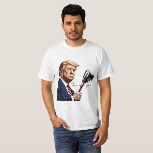 Trump: Noch mehr Jahre der Größe! T-Shirt (Vorne ganz)