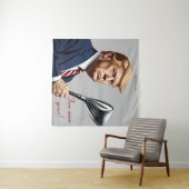 Trump: Noch mehr Jahre der Größe! Wandteppich (Beispiel (Horizontal))