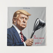 Trump: Noch mehr Jahre der Größe! Wandteppich (Vorderseite)