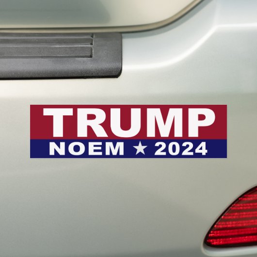 Trump Noem 2024 Autoaufkleber (Auf Auto)