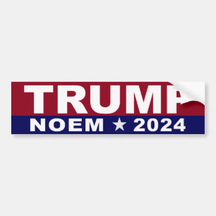 Trump Noem 2024 Autoaufkleber