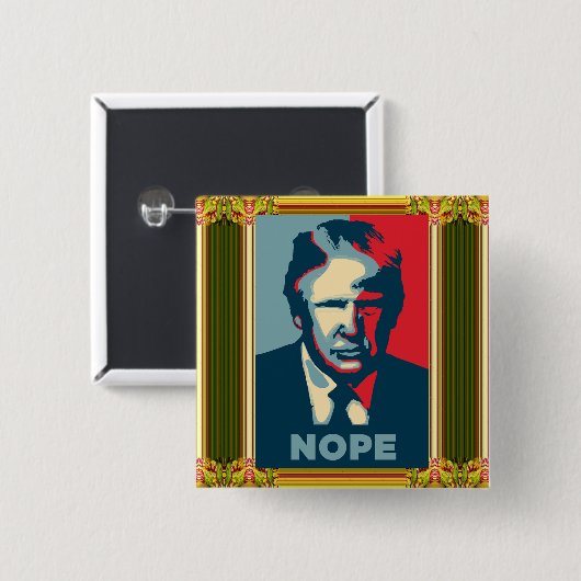 Trump Nope Button (Vorne & Hinten)