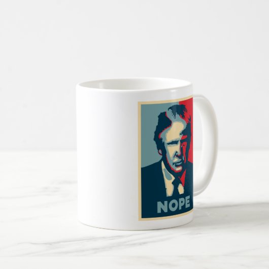 Trump Nope Kaffeetasse (VorderseiteRechts)
