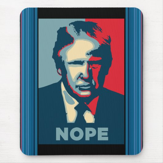Trump Nope Mouse Pad Mousepad (Vorne)
