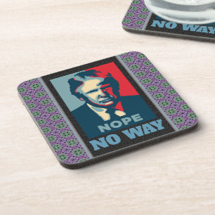 Trump Nope No Way Beverage Coaster Getränkeuntersetzer