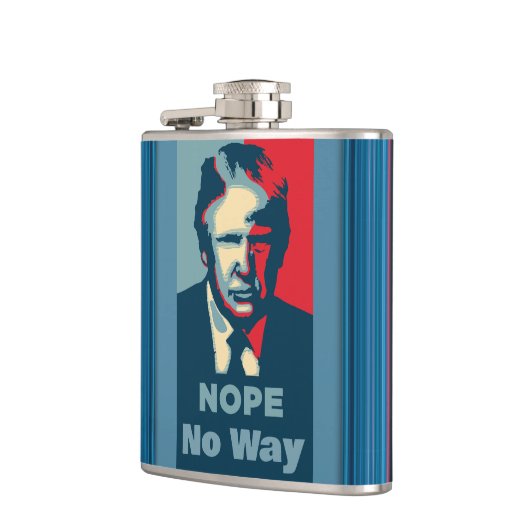 Trump Nope No Way Flask Flachmann (Links)