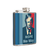 Trump Nope No Way Flask Flachmann (Rechts)