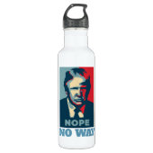 Trump Nope No way Water Flasche Edelstahlflasche (Vorderseite)