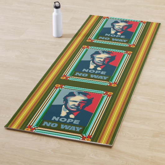 Trump Nope No Way Yoga Mat Yogamatte (Beispiel)