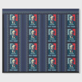 Trump Nope No Wrapping Paper Geschenkpapier (Flach)