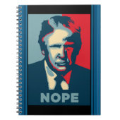 Trump-Nope-Notebook Notizblock (Vorderseite)