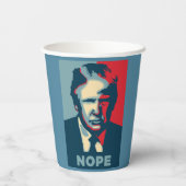 Trump Nope Paper Cup Pappbecher (Rückseite)