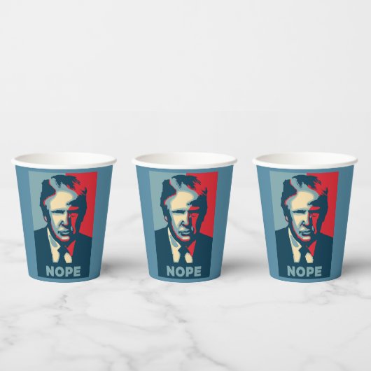 Trump Nope Paper Cup Pappbecher (Multi)