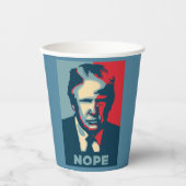 Trump Nope Paper Cup Pappbecher (Vorderseite)