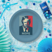 Trump Nope Paper Plate Pappteller (Party)