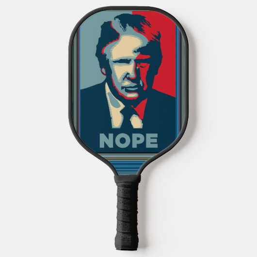 Trump Nope Pickleball Paddle (Rückseite)