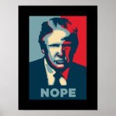 Trump Nope Poster (Vorne)