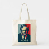 Trump Nope Tote Bag Tragetasche (Rückseite)