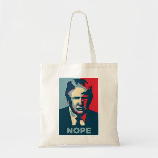 Trump Nope Tote Bag Tragetasche (Vorne)