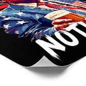 Trump Nothing Can Stop What's Coming Nothing Poster (Ecke)