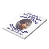 Trump Notizblock (Rotiert)