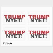 TRUMP NYET! Aufkleber und andere Produkte (Blatt)