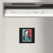 Trump Obama Hope Poster Loser Magnet (In Situ (Geschirrspüler))