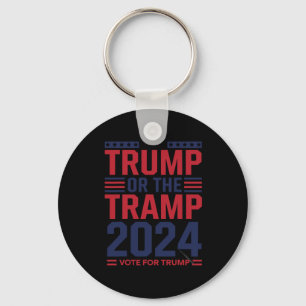 Trump oder der Landstreicher 2025 Wählen Sie Trump Schlüsselanhänger