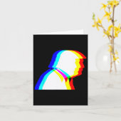 Trump Optical Illusion Edm Karte (Gelbe Blume)