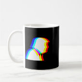 Trump optische Täuschung Edm  Kaffeetasse (Links)