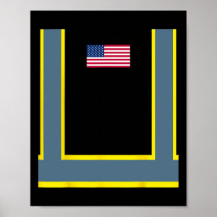 Trump Orange Weste macht Müll wieder großartig lus Poster