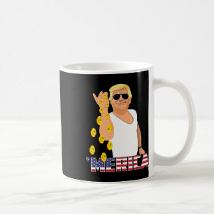 Trump Outfits 2024 US-Wahlpräsident Donald T Kaffeetasse