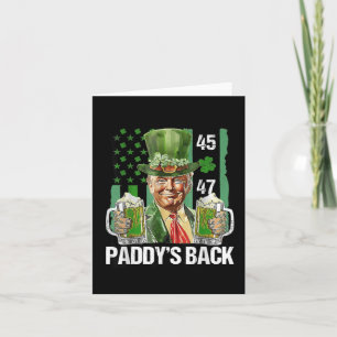Trump Paddys Back 45 47 St Patricks Da Karte