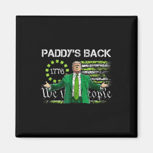Trump Paddys Back 45 47 St Patricks Day Kleeblatt Magnet