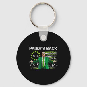 Trump Paddys Back 45 47 St Patricks Day Kleeblatt Schlüsselanhänger