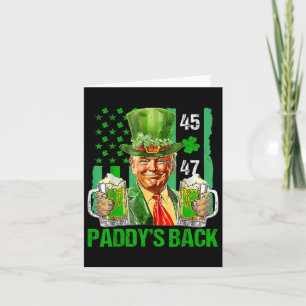 Trump Paddys Back 45 47 St Patricks Day Usa Karte