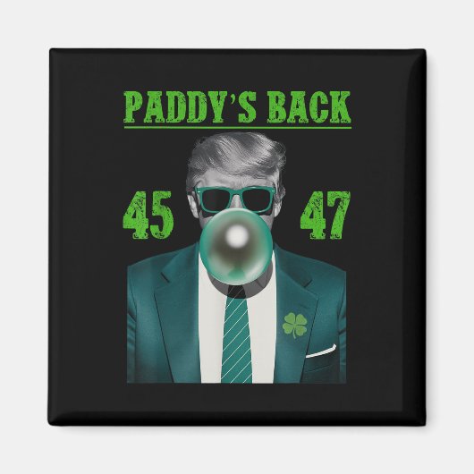Trump Paddys Back Design - Trump St Magnet (Vorne)