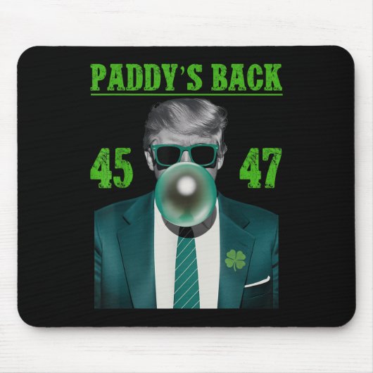 Trump Paddys Back Design - Trump St Mousepad (Vorne)