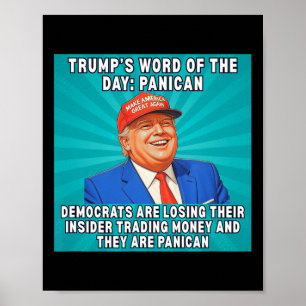 Trump Panican Meme Demokraten verlieren Insider Tr Poster