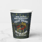 Trump Pappbecher (Rückseite)
