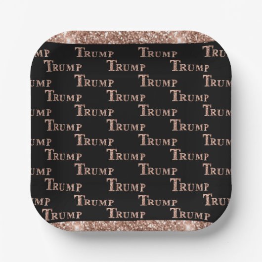 TRUMP PAPPTELLER (Vorderseite)