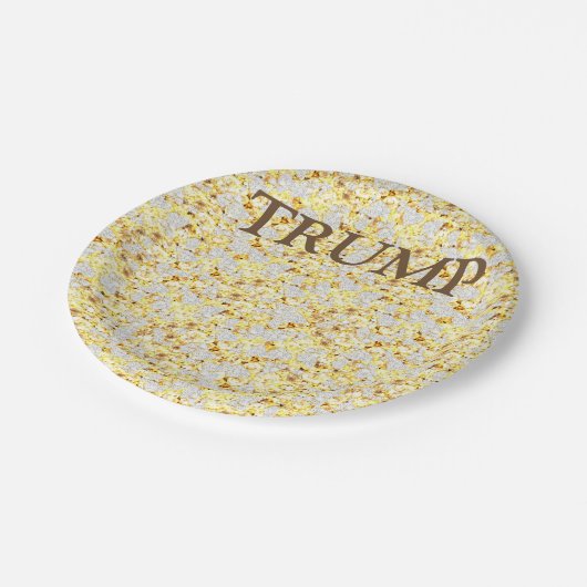 TRUMP PAPPTELLER (Schrägansicht)