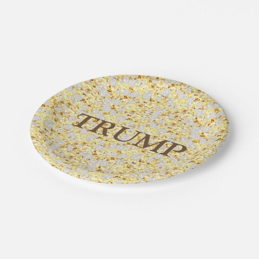 TRUMP PAPPTELLER (Schrägansicht)