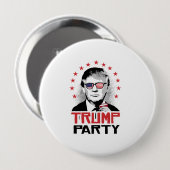 Trump Partei 2016 Button (Vorne & Hinten)
