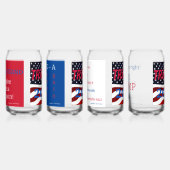 TRUMP Party Glasgeschirr - Dosenglas (Rechts)